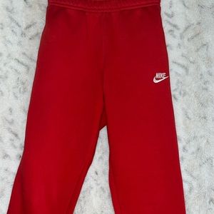 Nike Red Sweatpants
